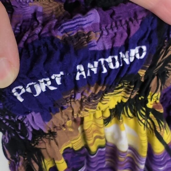 3/$20 Handmade Jamaica Sundress Smocked Fit & Flare Travel Sleeveless Dress - Picture 9 of 12